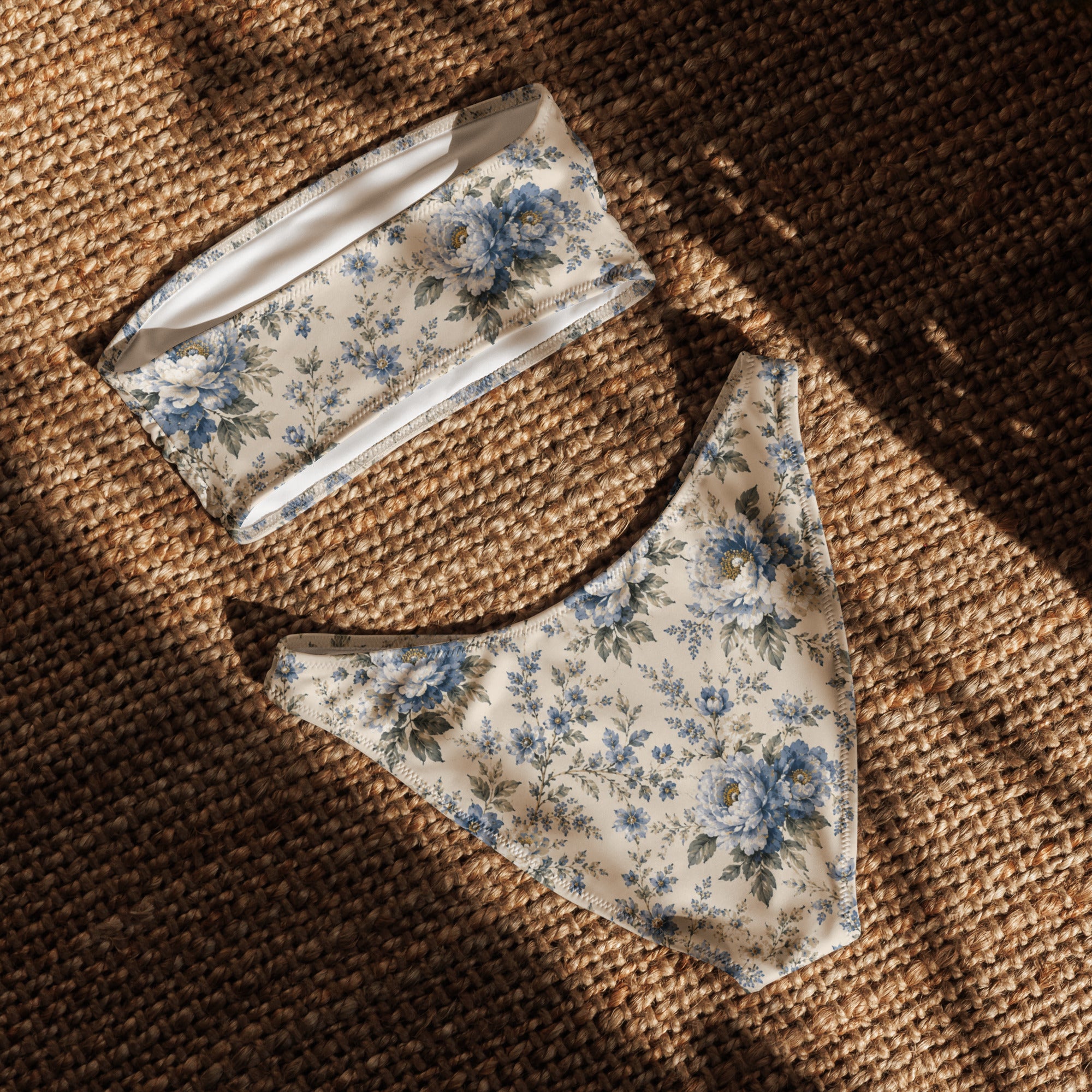 Trendy Bikini's & Bikini Sets | Zaaveena Blue flower