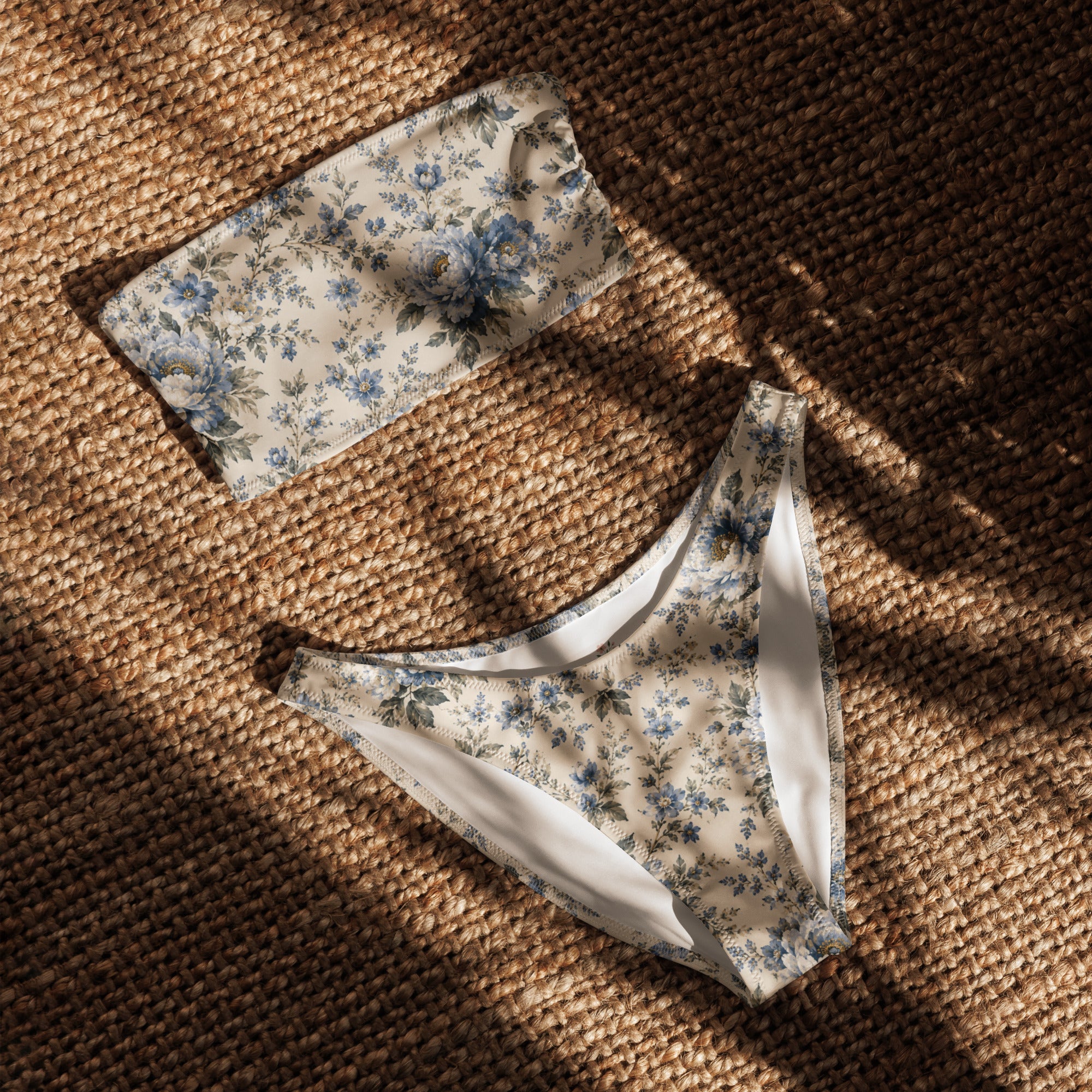 Trendy Bikini's & Bikini Sets | Zaaveena Blue flower