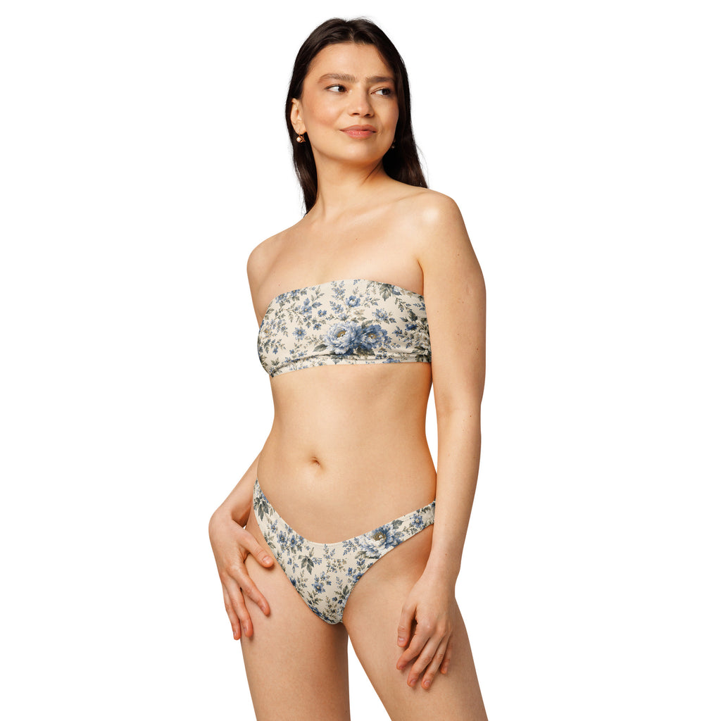 Trendy Bikini's & Bikini Sets | Zaaveena Blue flower